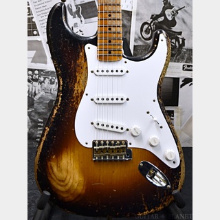 Fender Custom Shop 70th Anniversary 1954 Stratocaster Super Heavy Relic -Wide Fade 2 Color Sunburst-