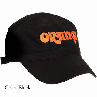 ORANGECadet hat with Orange motif -Black- 《キャップ/帽子》【Webショップ限定】