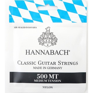 HANNABACHSET500MT ミディアムテンション クラシックギター弦×6セット