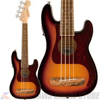 Fender Acoustics Fullerton Precision Bass Uke 3-Color Sunburst 【送料無料】《コンサートウクレレ》(ご予約受付中)