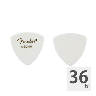 Fender フェンダー 346 Shape Classic Celluloid Picks Medium White ギターピック×36枚