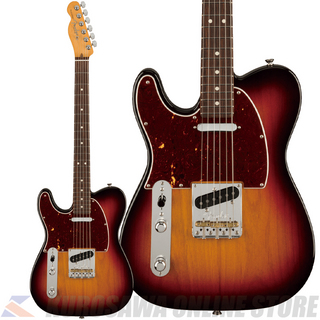 Fender American Professional II Telecaster Left-Hand 3-Color Sunburst 【小物プレゼント】(ご予約受付中)