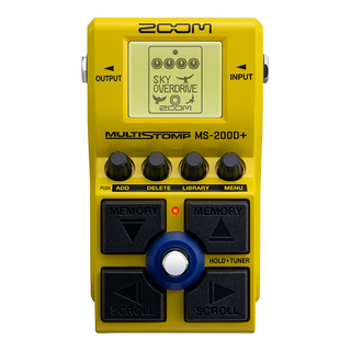 ZOOM MS-200D+ MultiStomp 【200種類のドライブサウンドを搭載したマルチストンプ・即日出荷】