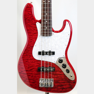 Fender Made in Japan Hybrid II 2024 Collection Jazz Bass / Quilt Red Bery