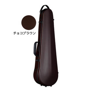 Carbon MacCFV-2 チョコブラウン【軽量かつ頑丈なバイオリン用カーボンファイバー製ケース】