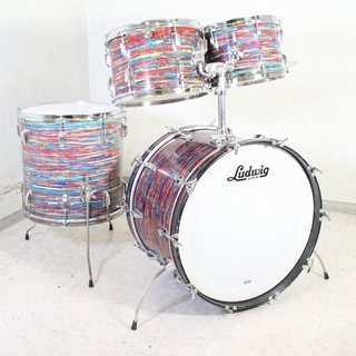 Ludwig 60s-70s Bigbeat Drum Kit Psychedelic Red 22/12/13/16 4pcs【池袋店】
