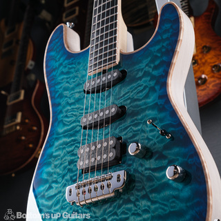 T's Guitars {BUG} ST-22-SSH "BUG CUSTOM" - "Centura Blue Quilt" 【当社特注 ストップテール仕様!】