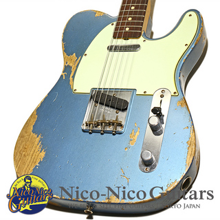 Fender Custom Shop2018 1963 Telecaster Heavy Relic (Super Faded Aged Lake Placid Blue) 