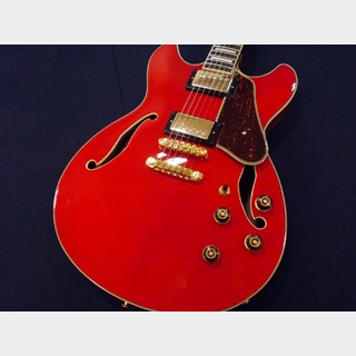 Ibanez AS93FM  Transparent Cherry Red