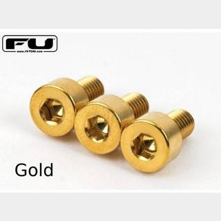 FU-Tone Titanium Nut Clamping Screw Set (3) -GOLD-【Webショップ限定】