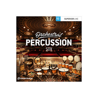 TOONTRACK SDX - ORCHESTRAL PERCUSSION [メール納品 代引き不可]