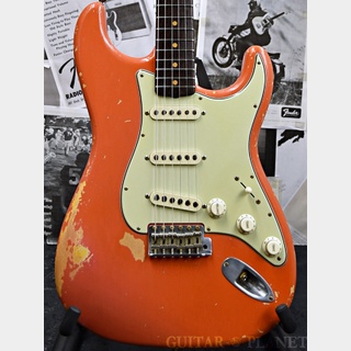 Fender Custom Shop MBS 1961 Stratocaster Relic -Faded Fiesta Red- by Dale Wilson 2022USED!!