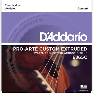 D'AddarioEJ65C Pro-Arte Custom Extruded Nylon コンサート ウクレレ弦【新宿店】