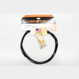 LAVA CABLETIGHTROPE SOLDER-FREE 10FT CABLE 10 R/A PLUGS BLACK CABLE【横浜店】