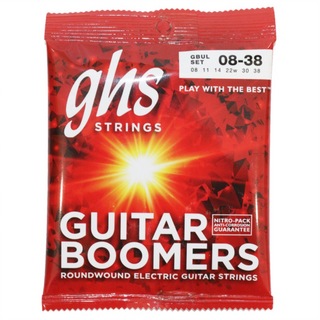 ghsGBUL Boomers ULTRA LIGHT 008-038 エレキギター弦×6セット