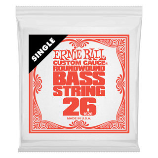 ERNIE BALL1626 .026 Nickel Wound Electric Bass String Single エレキベース用バラ弦