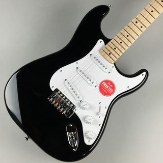 Squier by Fender SONIC STRATOCASTER Maple Fingerboard White Pickguard Black |現物画像