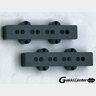 ALLPARTS Pickup covers for Jazz Bass Black/8236
