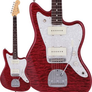 Fender 2024 Collection Hybrid II Jazzmaster QMT (Red Beryl/Rosewood)