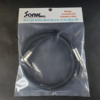 Sonic SC-03L SUPER-SONIC CABLE 3メートル、ストレートプラグ-Lプラグ