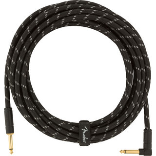 FenderDELUXE TWEED CABLE 18.6ft Black Tweed シールド 5.5m ストレート-L