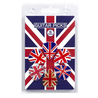 Perri'sペリーズ LP-UKD1 Flag Series UNITEDKINGDOM 6PICKS Guitar Pick ギターピックセット