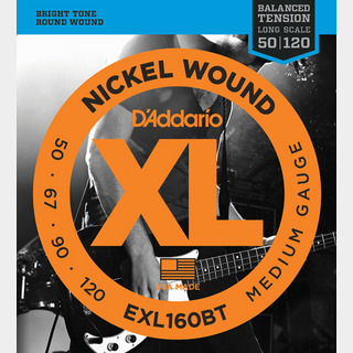 D'AddarioEXL160BT ニッケル 50-120 ミディアム バランスドテンションエレキベース弦