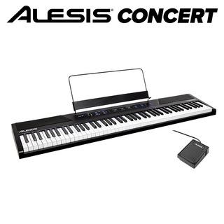 ALESIS Concert 電子ピアノ フルサイズ・セミウェイト88鍵盤 【Recital上位機種】