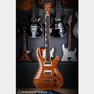 David Thomas McNaught Guitars{BUG} Phoenix Rising " Tigers Eye " / Diamond Quilt & White Limba (2014年製 / 正規品)