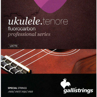 Galli Strings UX770 Flurocarbon Tennor テナー用ウクレレ弦 イタリア製 【WEBSHOP】