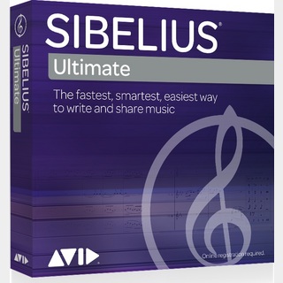 Avid Sibelius Ultimate 通常版 【永続ライセンス】【WEBSHOP】