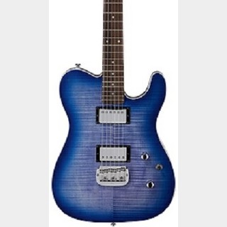 G&L Tribute ASAT Deluxe Carved Top Bright Blue Burst