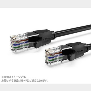VENTIONCat.6 UTP Patch Cable 0.5M Black
