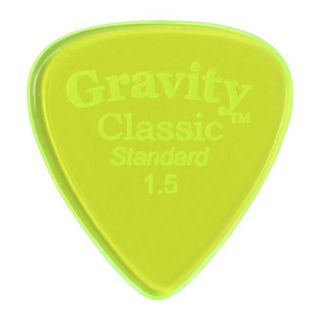 Gravity Guitar Picks GCLS15P GCLS15P Classic - Standard - Classic［1.5mm, Fluorescent Green］