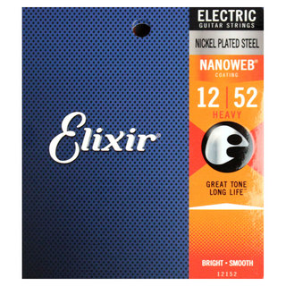 Elixirエリクサー 12152 NANOWEB Heavy 12-52 エレキギター弦×3セット