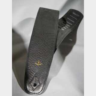 YONEZAWA LEATHER Hand Made Leather Strap / Nuback Black #2    