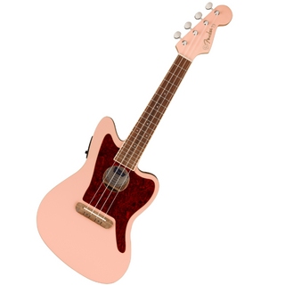 Fender Fullerton Jazzmaster Uke Walnut ortoiseshell Pickguard Shell Pink 【福岡パルコ店】