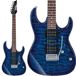 Gio IbanezGRX70QA TBB (Transparent Blue Burst) エレキギター