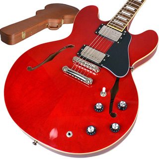 Burny SRSA65 Cherry エレキギター セミアコ ES-335タイプ ホロウボディ チェリー 【島村楽器WEBSHOP限定】