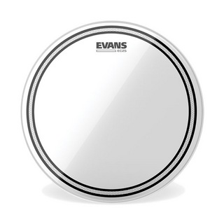 EVANS TT14EC2S 14" EC2 Snare Tom Timbale Batter Clear ドラムヘッド