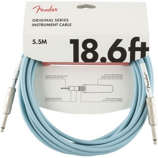 Fenderフェンダー Original Series Instrument Cable SS 18.6' Daphne Blue ギターケーブル