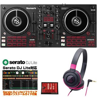 NumarkMixtrack Pro FX + ATH-S100BPK ヘッドホン SET 【Serato DJ Lite対応DJコントローラー】
