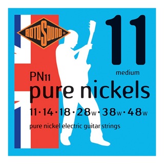 ROTOSOUND PN11 Pure Nickel Medium 11-48 エレキギター弦×3セット