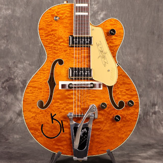 Gretsch G6120TGQM-56 LTD Quilt Classic Chet Atkins Hollow Body Bigsby Roundup Orange Stain Lacquer[S/N JT240