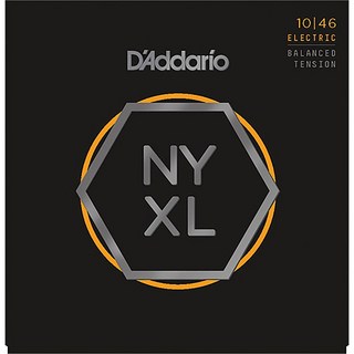 D'Addario NYXL Series Electric Guitar Strings Balanced Tension [NYXL1046BT Regular Light, 010-046]