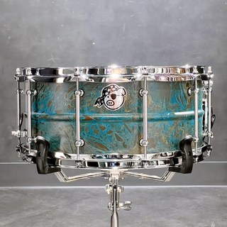 PORK PIE Patina Brass Snare Drum 14×6.5 [Made in USA]