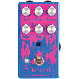 EarthQuaker Devices Limited edition Afterneath V3 Blue and Magenta