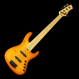Kikuchi Guitars Custom 5st J Bass (Caramel Burst)