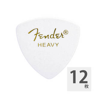 Fender フェンダー 346 Shape White Heavy ギターピック 12枚入り
