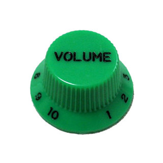 Montreux Strat Volume Knob Metric Green No.8787 ギターパーツ